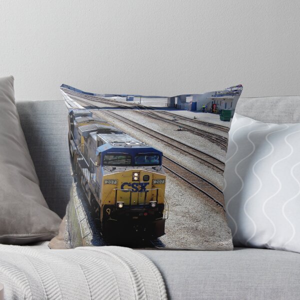 Item preview, Train Entering Union Station Railroad Yards - Nashville, Tennessee, USA designed and sold by aprilann.
