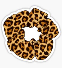 Leopard Scrunchie Sticker