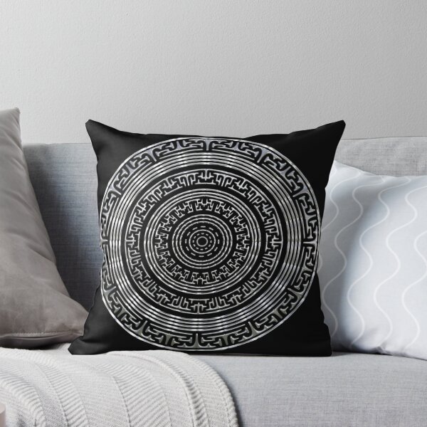 Artikelvorschau, Alien Artefact Mandala Silber entworfen und verkauft von CosmicView.