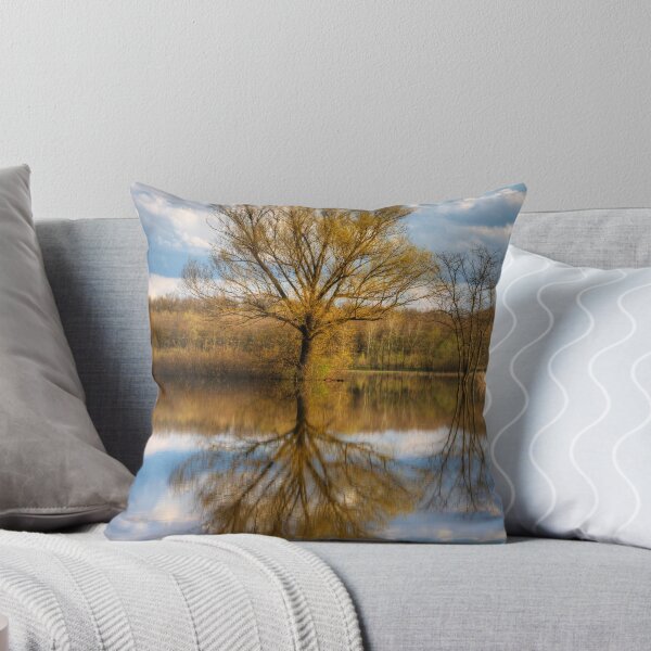 Item preview, Nature photo of a tree and deep blue sky water reflection designed and sold by Mario Cehulic.