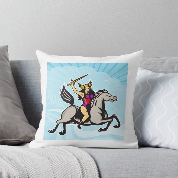 Item preview, Valkyrie Amazon Warrior Riding Horse designed and sold by patrimonio.