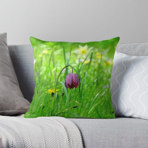 Springtime at Batemans Throw Pillow