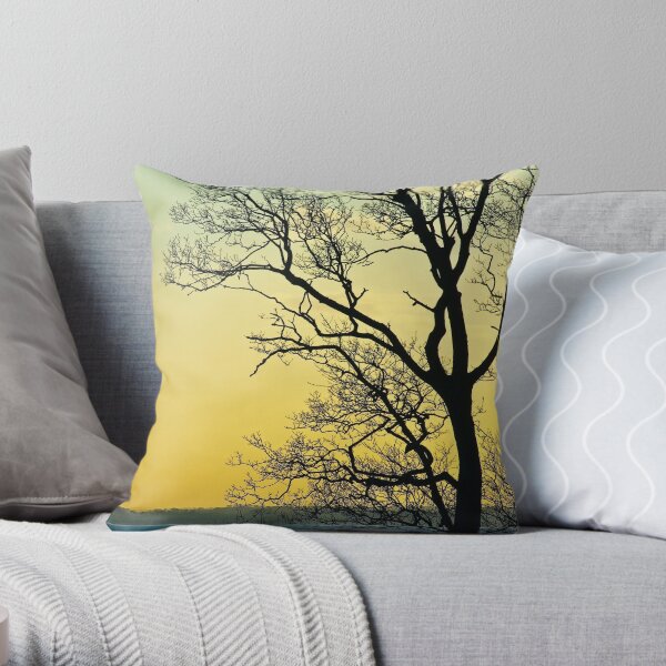 Sunset at Sewerby, East Yorkshire Throw Pillow