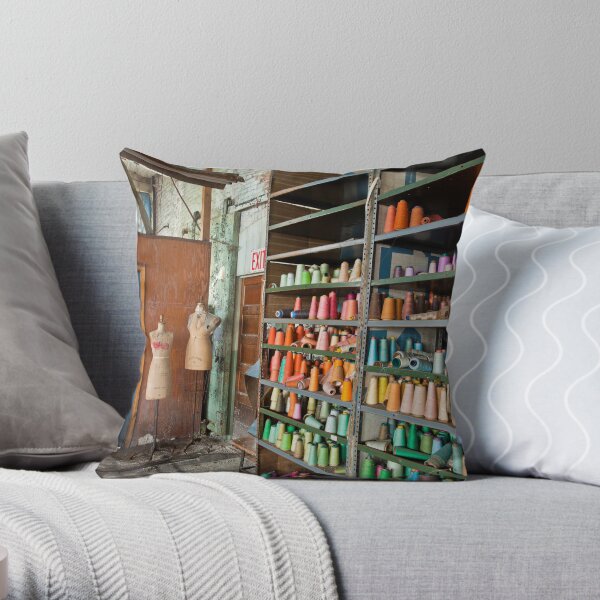 ladies department Throw Pillow
