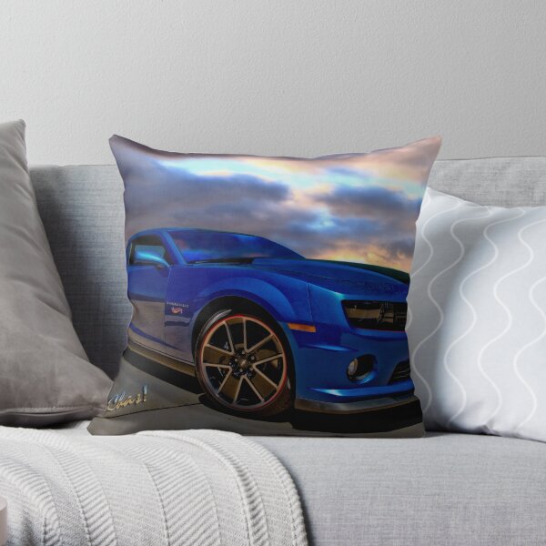 Camaro Hot Wheels Edition the Extension of Years of Consumer Marketing Throw Pillow