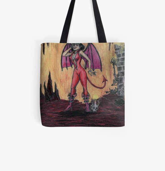 Aosoth - Sexy Devil Girl All Over Print Tote Bag