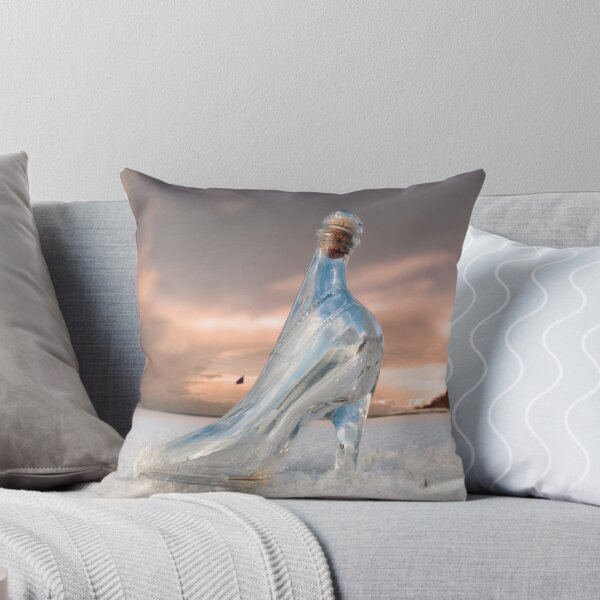 Item preview, glass slipper on white snow covered golf course designed and sold by morrbyte.