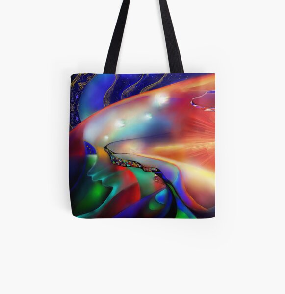 4125 x 3300 Pixel Allover-Print Tote Bag