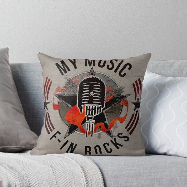Item preview, Rock Logo - My Music F-in rocks designed and sold by hariscizmic.