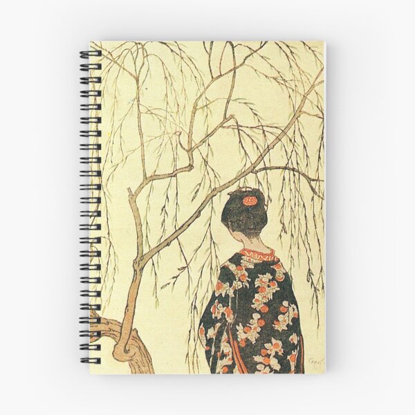 Item preview, Emil Orlik - Girl under a Willow Tree designed and sold by ArtExpression.