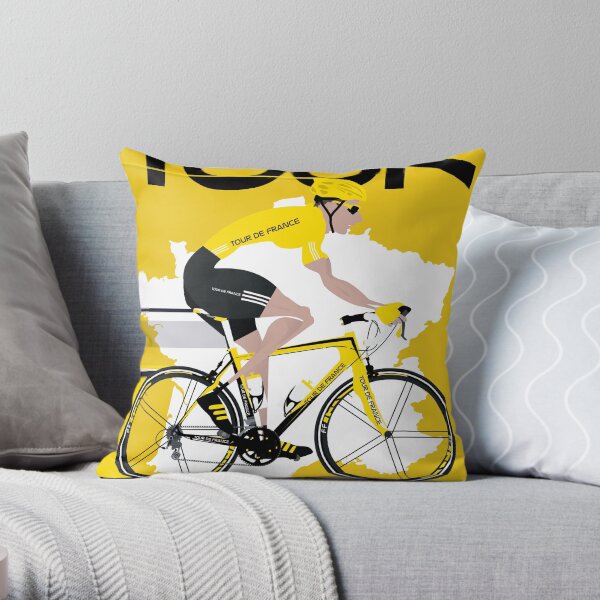 Tour De France Throw Pillow