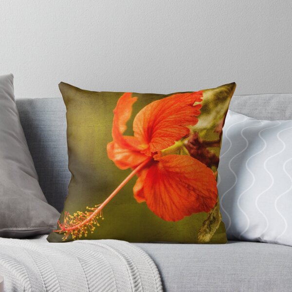 Item preview, Red Hibiscus Flower designed and sold by MLP Fine Art.