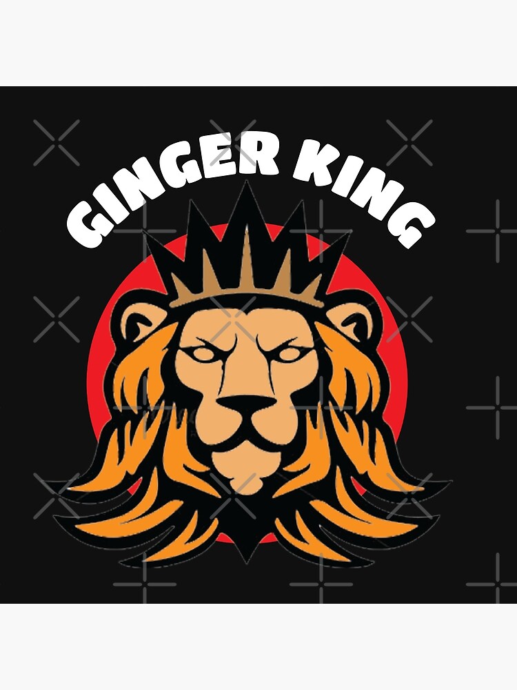 Hot Ginger King Shirt Ginger Hair Tee Man Ginger Hair Ginger Guy Shirt Ginger King Tshirt Art Board Print By Happygiftideas Redbubble