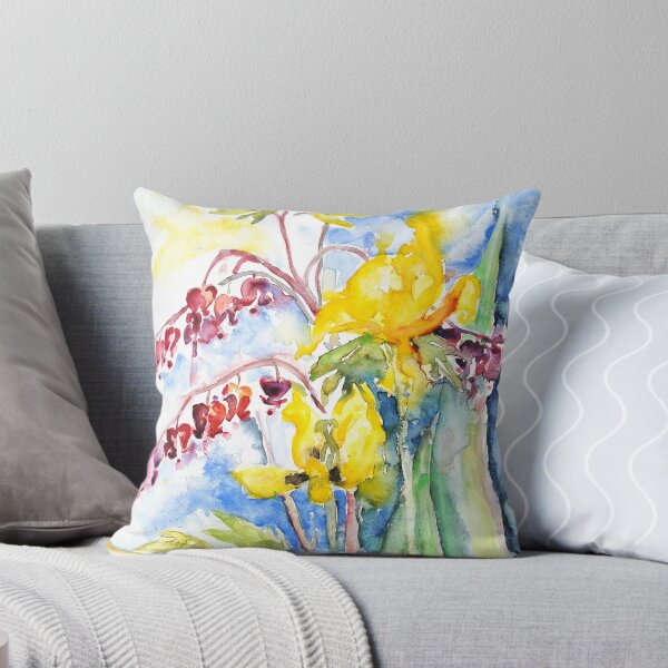 Item preview, Bleeding Heart With Tulips designed and sold by Barbara Pommerenke.