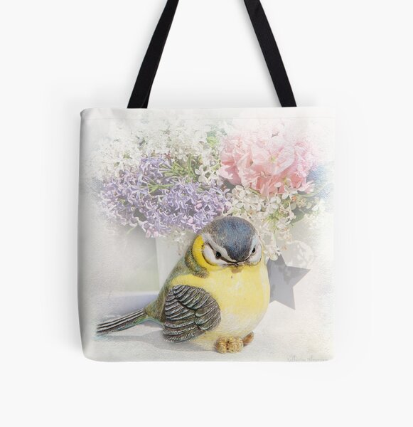 Happy bird All Over Print Tote Bag