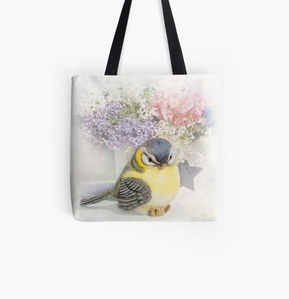Happy bird All Over Print Tote Bag