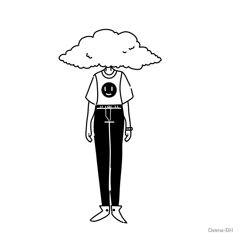 "Head in the Clouds" by DeenaBH Redbubble