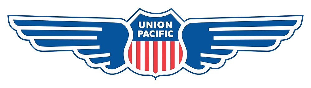 Union Pacific Wing Logo By Kevin Nelson Redbubble   Flat,1000x1000,075,f.u1 