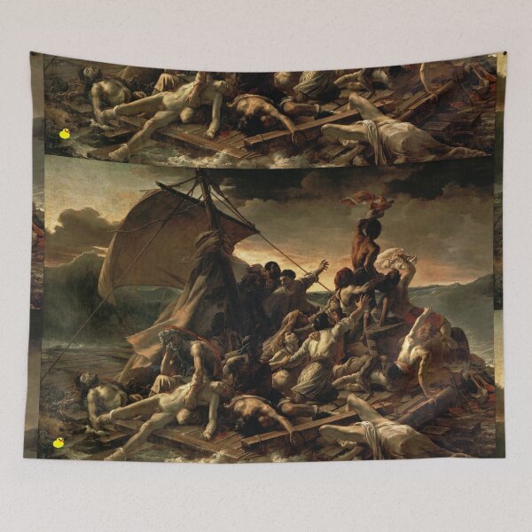 Item preview, Subtly Ruined The Raft of the Medusa - Rubber Duck designed and sold by weavernap.