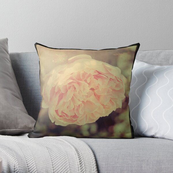 victorian rose Throw Pillow