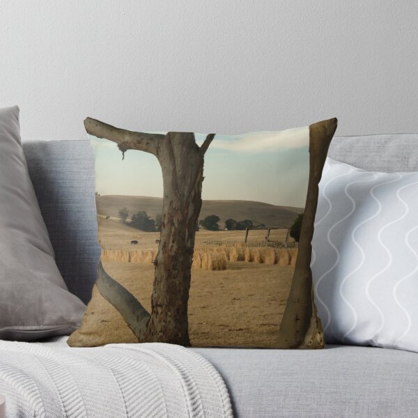 Aperçu de l'œuvre Joe Mortelliti Gallery - Hay bales in a field, at Ceres, near Geelong, Victoria, Australia. créée et vendue par thisisaustralia.