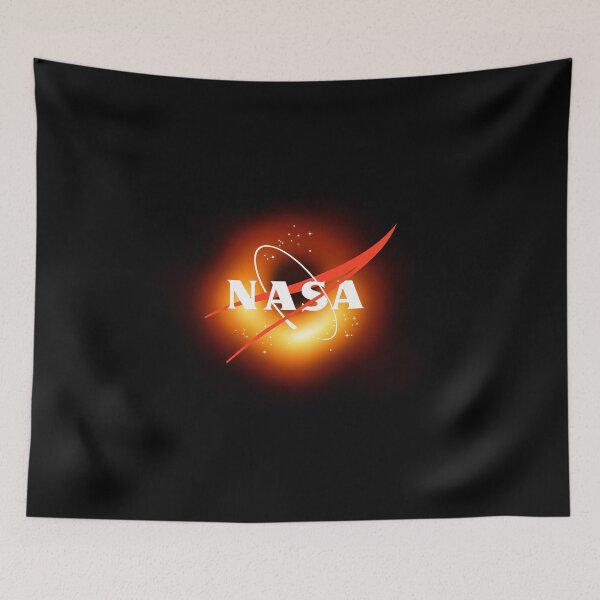 Item preview, NASA logo with black hole image designed and sold by AliJoubir.