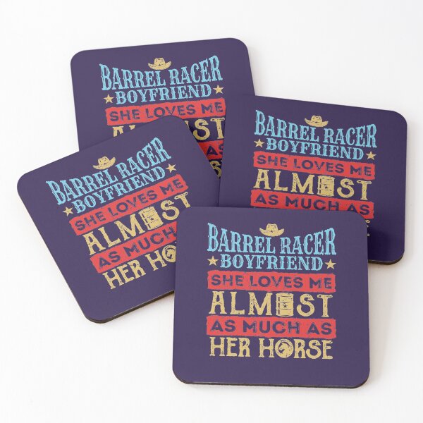 Item preview, Barrel Racing Boyfriend She Loves Me Almost As Much As Her Horse designed and sold by jaygo.