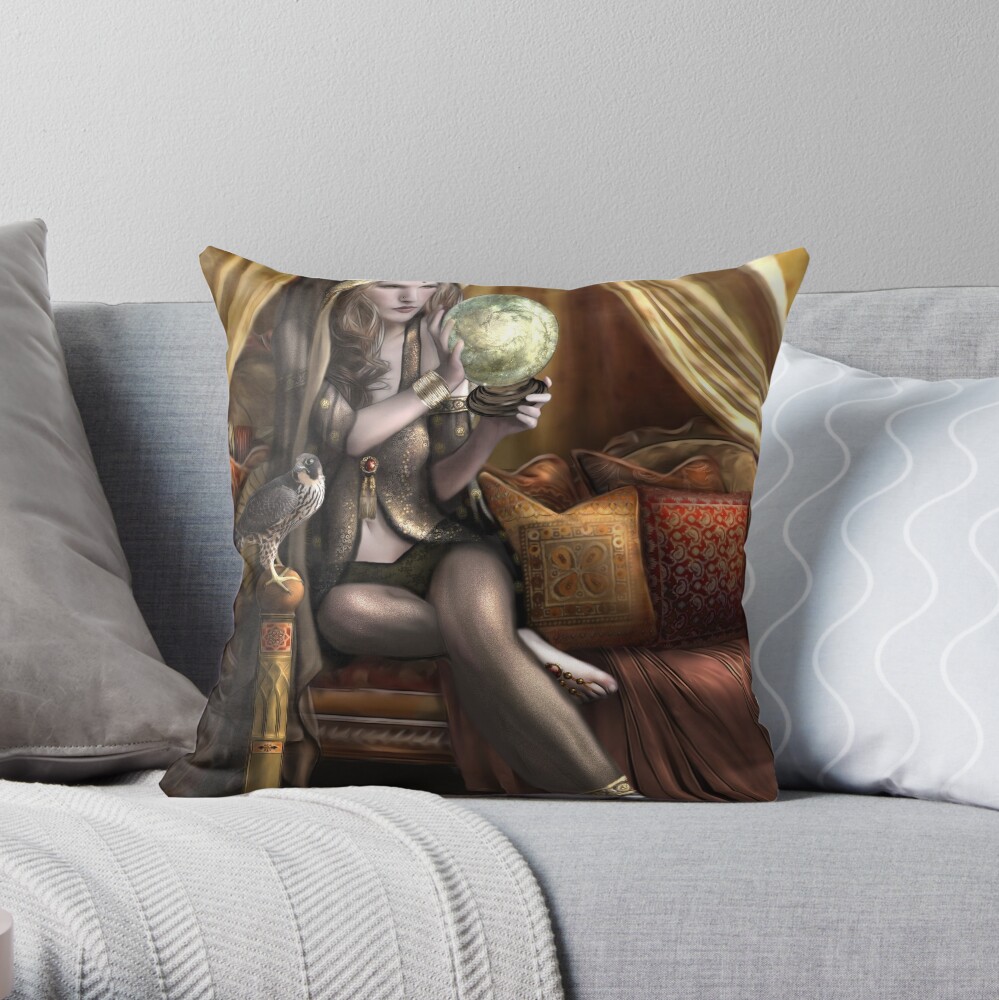 The Gypsy Seer Throw Pillow
