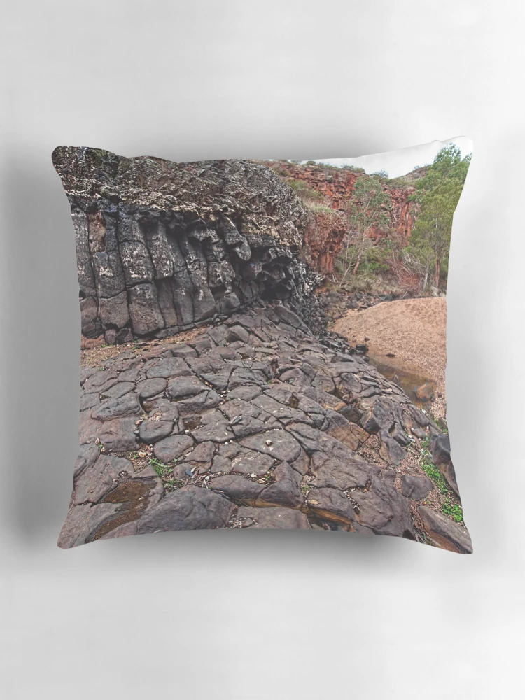 Thumbnail 3 of 4, Pillow, Stacked Rocks designed and sold by John Sharp.