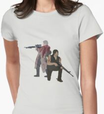 Carol Peletier and Daryl Dixon (Version 1) - The Walking Dead Women's Fitted T-Shirt