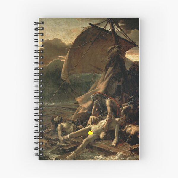 Item preview, Subtly Ruined The Raft of the Medusa - Rubber Duck Hiding a Thingy designed and sold by weavernap.