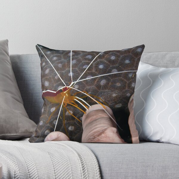 Undersea Manicure Throw Pillow