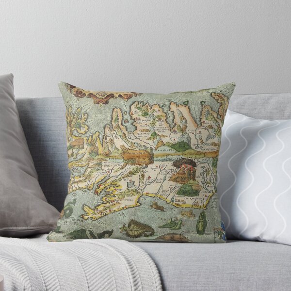 Item preview, Iceland Map 1590 designed and sold by VintageLevel.