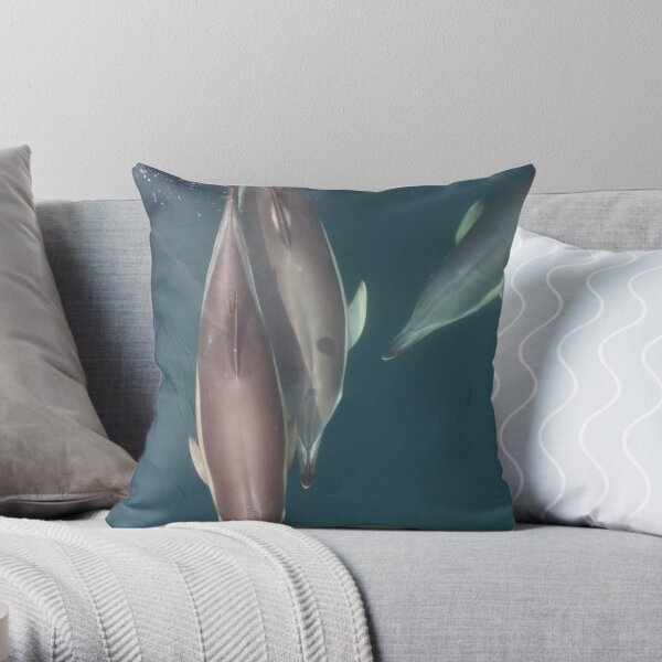 Riding the Bow Throw Pillow