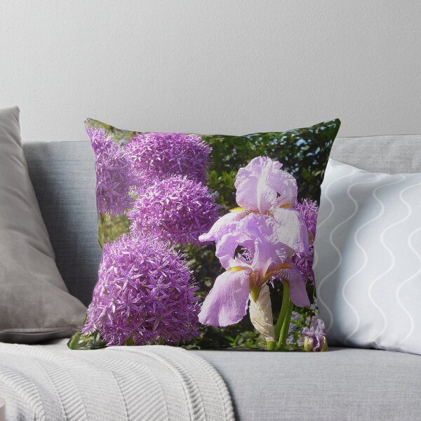 Item preview, Allium Giganteum & Irises designed and sold by Antoinette B.