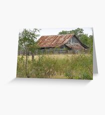 Disused Shearing Shed Greeting Card