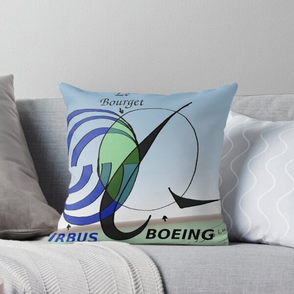 Item preview, Airbus Boeing Le Bourget diagramme de Venn comique designed and sold by Binary-Options.