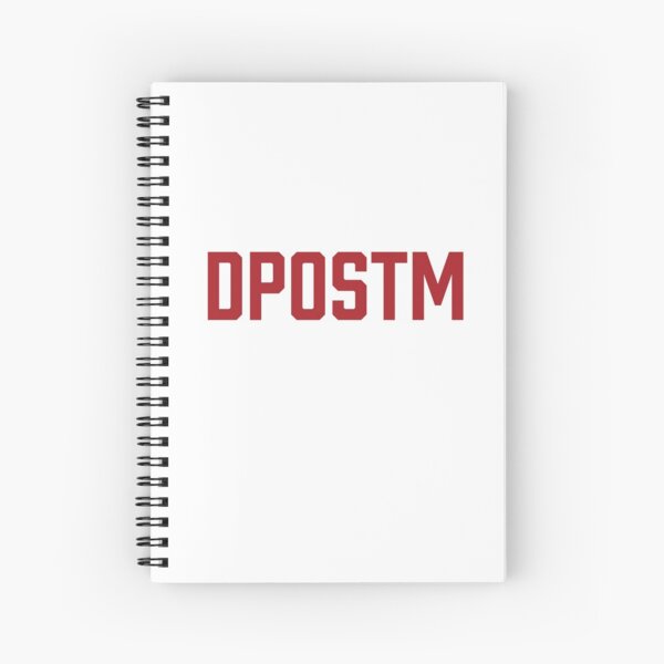 DPOSTM Red Logo Spiral Notebook