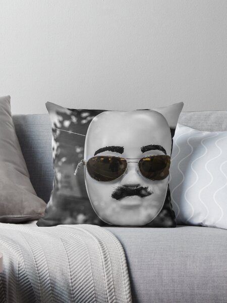 My Serious Face Throw Pillow