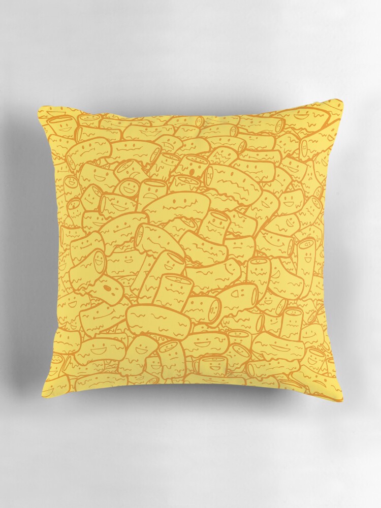 Thumbnail 3 of 4, Pillow, Mac and Cheese designed and sold by nickv47.