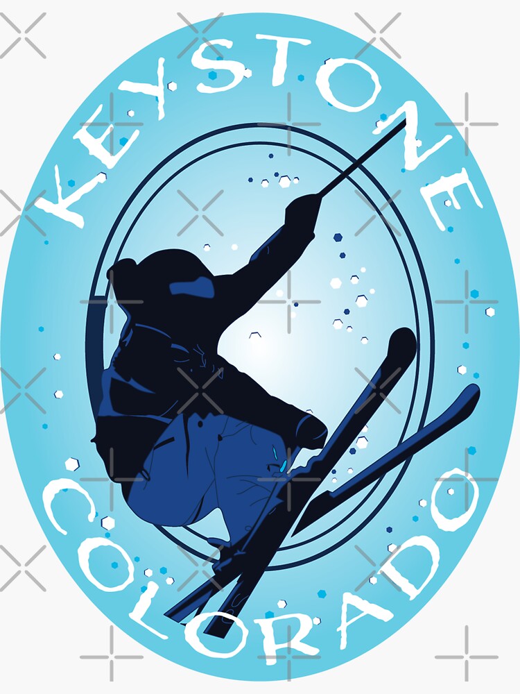 &ldquo;Keystone Colorado Ski Snowboard Mountain " Sticker by letourneau41