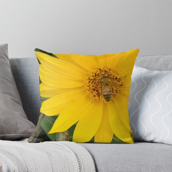 Item preview, Honey Bee On Sunflower designed and sold by WildestArt.