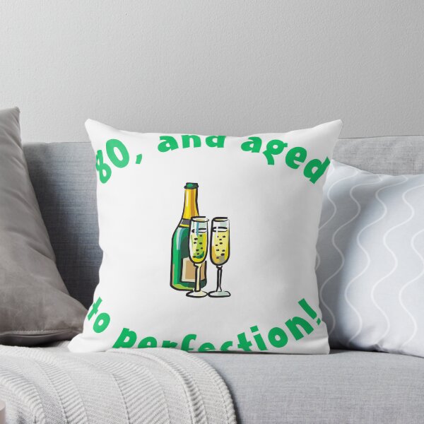 Item preview, 80th Birthday Aged To Perfection designed and sold by thepixelgarden.