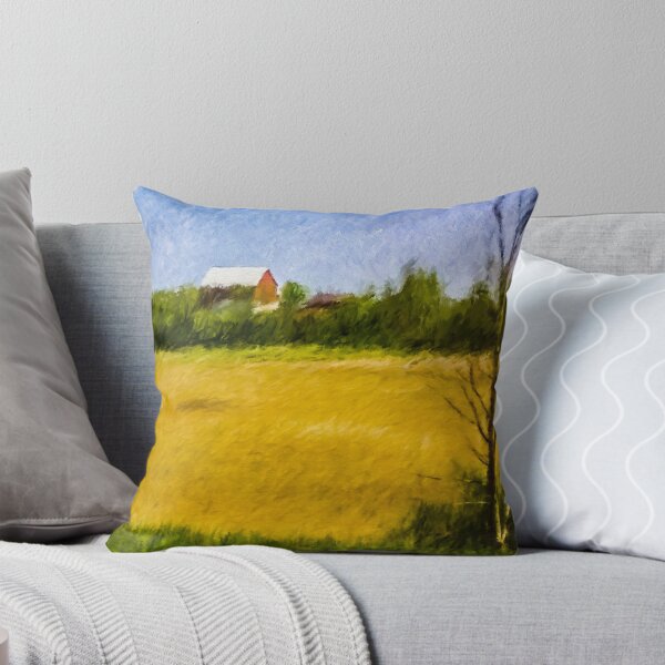 Item preview, Wheat Field with Red Barn designed and sold by Wib Dawson.