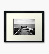 Cape Schanck: Footpath closed Framed Print