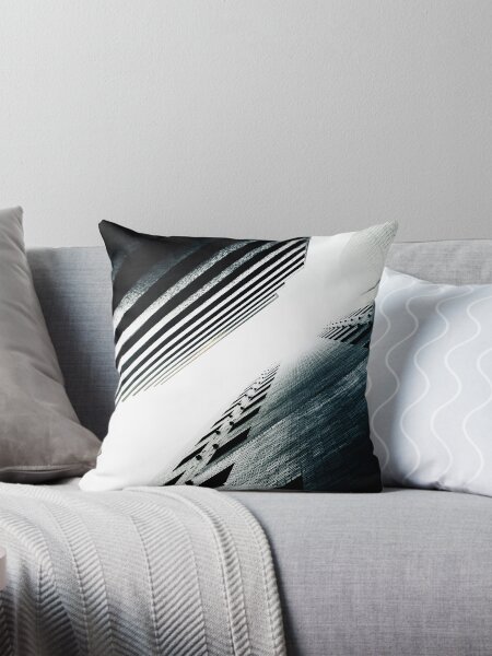 Urban Vortex Throw Pillow