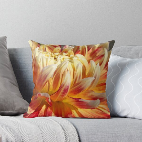 Artikelvorschau, ORANGE DAHLIA Flowers Art Prints Summer Floral entworfen und verkauft von BasleeArtPrints.