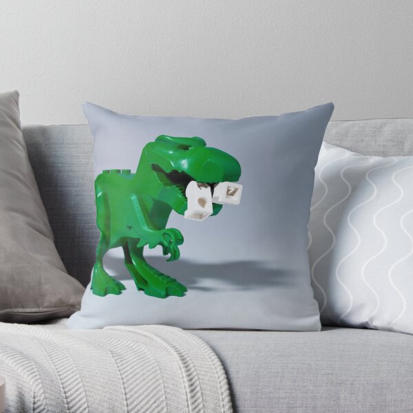 Beware of dinosaurs Throw Pillow