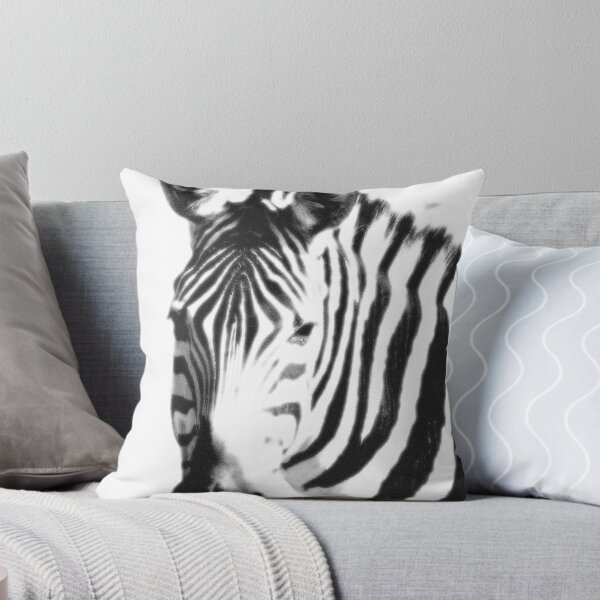 Item preview, Zebra close up black & white designed and sold by Valerija S.  Vlasov.