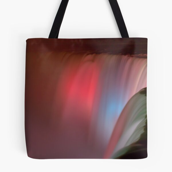 Aperçu de l'œuvre  les chutes américaines et canadiennes sont aspergées d'un bel arc-en-ciel de couleurs éclairées par des projecteurs créée et vendue par James (820Photography) Anderson.